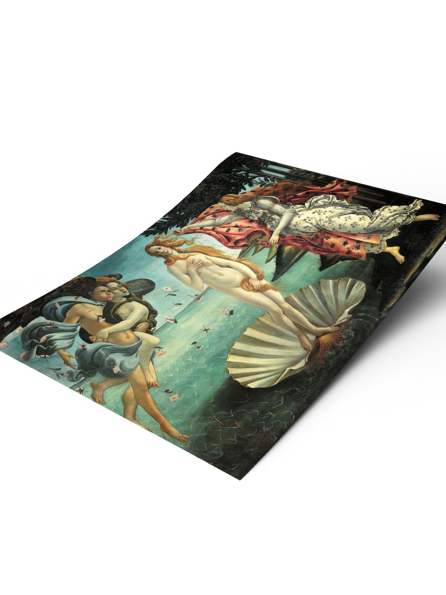 Botticelli Birth of Venus Tablo Sanatsal Ünlü Ressam Poster Çerçevesiz Yüksek Kalite Poster