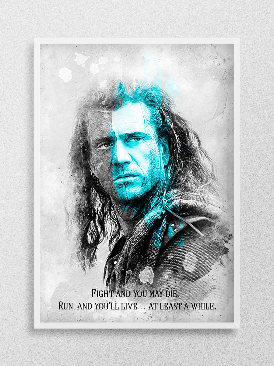 Braveheart Poster, Çerçevesiz Tv Film Poster