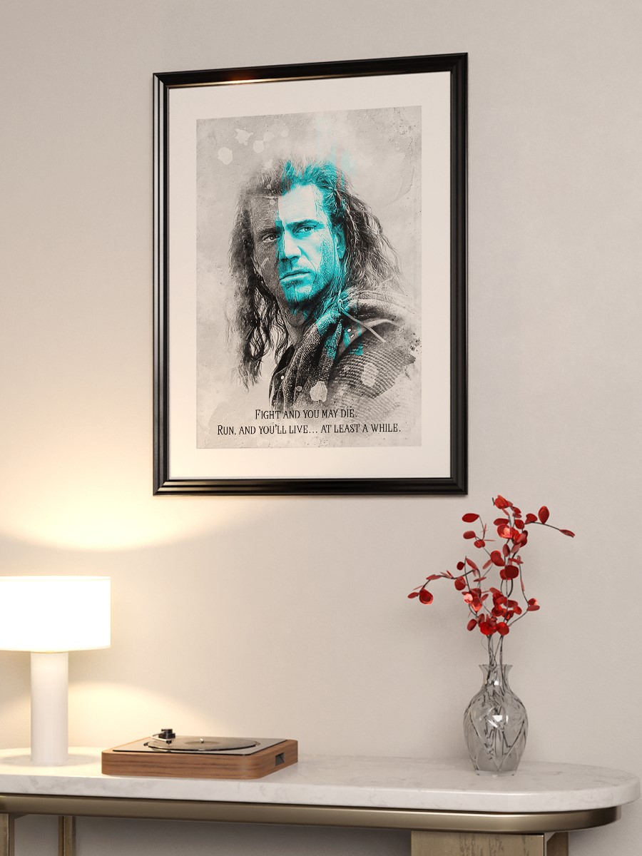 Braveheart Poster, Çerçevesiz Tv Film Poster