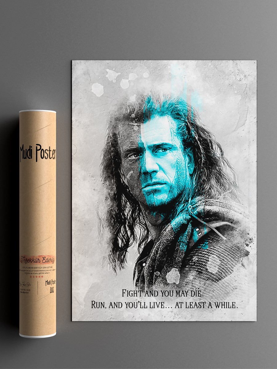 Braveheart Poster, Çerçevesiz Tv Film Poster