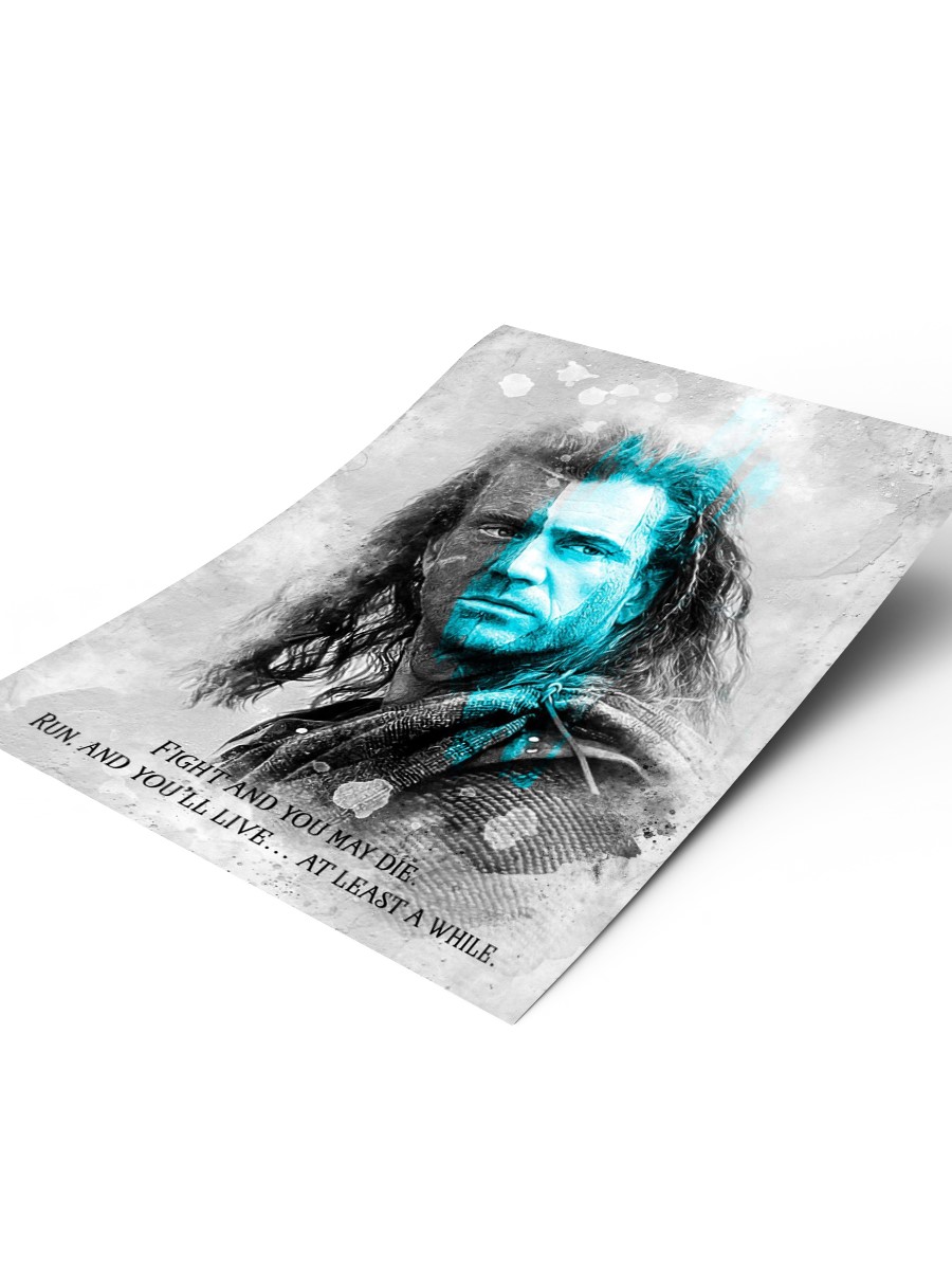 Braveheart Poster, Çerçevesiz Tv Film Poster