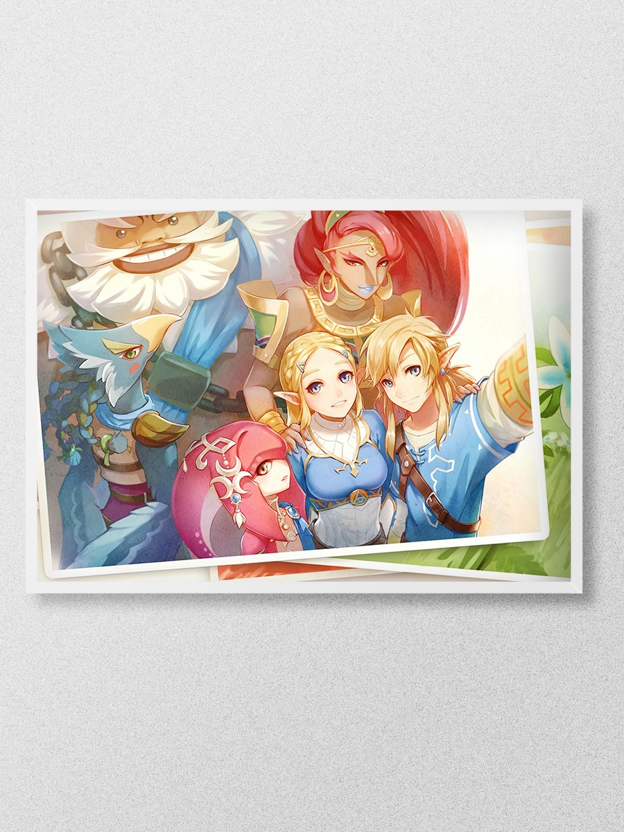 Breath of the Wild Anime Poster Çerçevesiz Yüksek Kalite Anime Duvar Poster