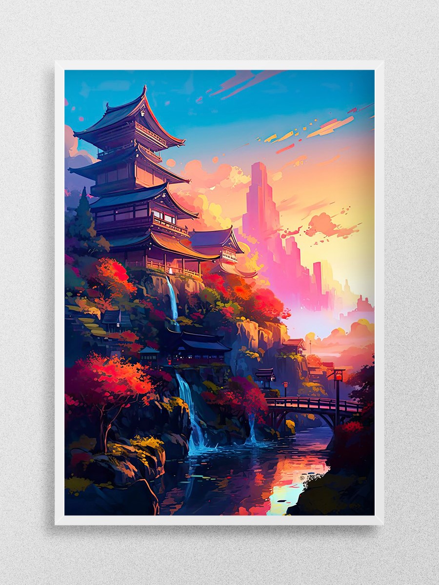 Breathtaking Japan 02 Anime Poster Çerçevesiz Yüksek Kalite Anime Duvar Poster