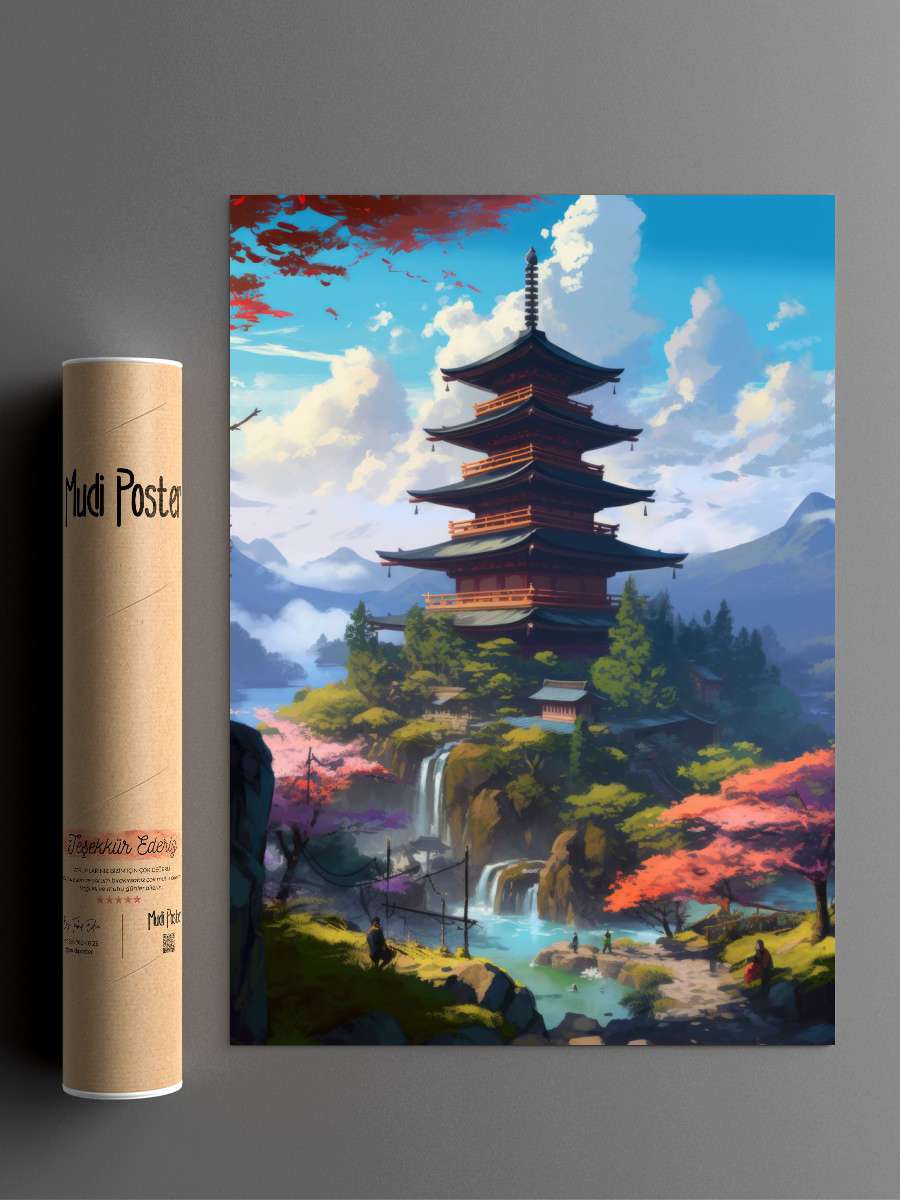 Breathtaking Japan 04 Anime Poster Çerçevesiz Yüksek Kalite Anime Duvar Poster