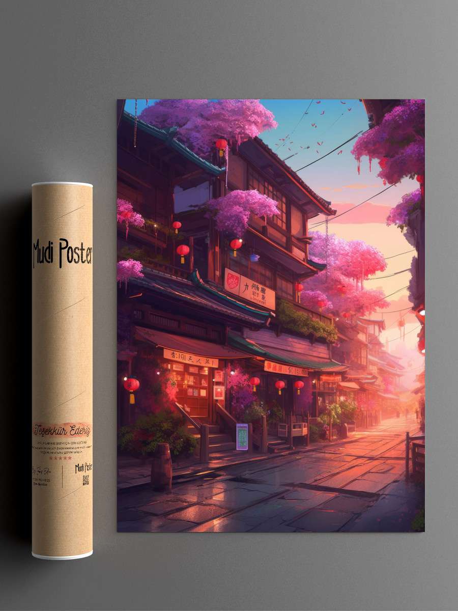 Breathtaking Japan 08 Anime Poster Çerçevesiz Yüksek Kalite Anime Duvar Poster