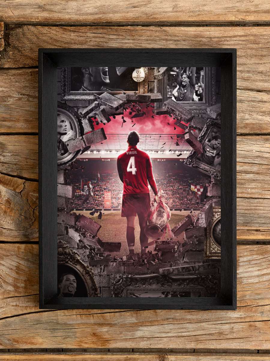 Brick wall Futbol Poster Çerçevesiz Yüksek Kalite Futbolcu Duvar Poster