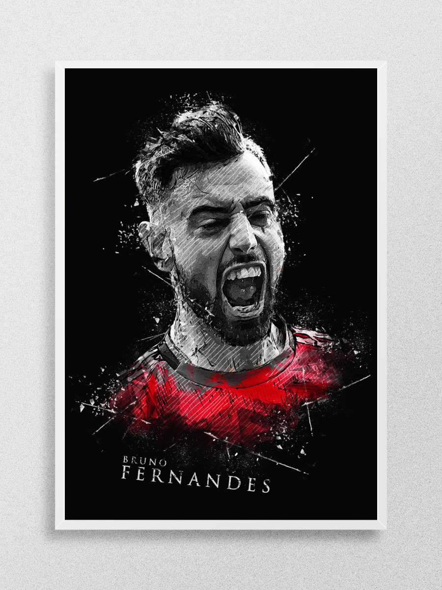 Bruno Fernandes Futbol Poster Çerçevesiz Yüksek Kalite Futbolcu Duvar Poster