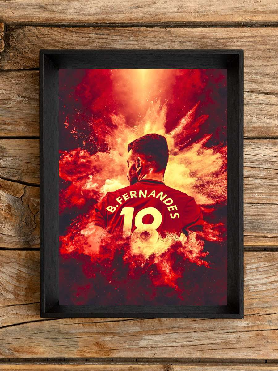 Bruno Painting Futbol Poster Çerçevesiz Yüksek Kalite Futbolcu Duvar Poster