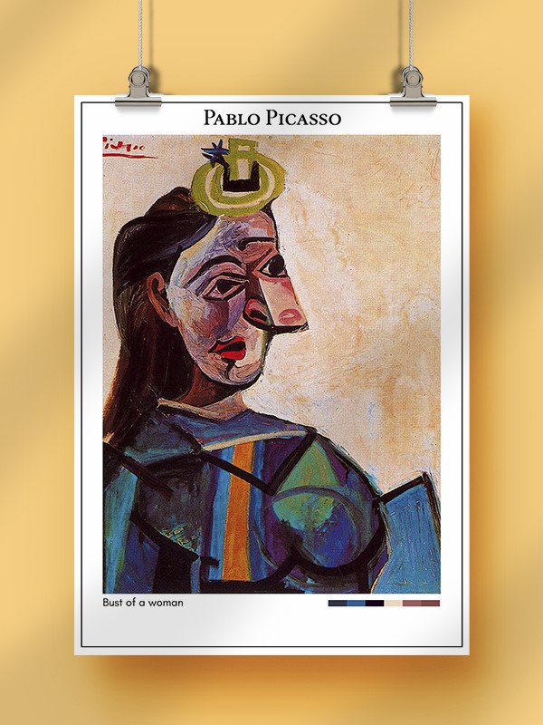 Pablo Picasso Bust of a woman Poster