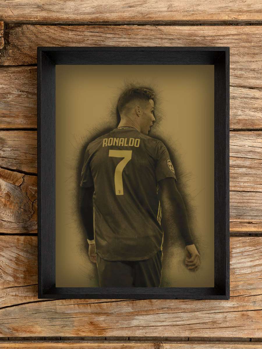 C Ronaldo Style Scribelle Futbol Poster Çerçevesiz Yüksek Kalite Futbolcu Duvar Poster