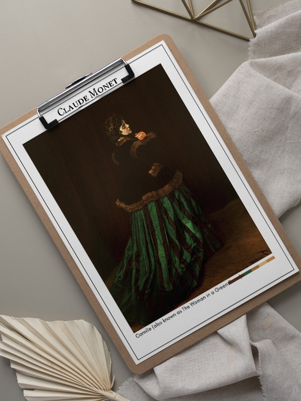 camille the woman in the green dress Green & White Flower Dress main image 0