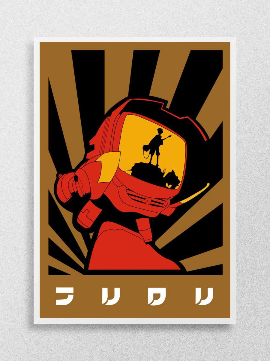 Canti FLCL Anime Poster Çerçevesiz Yüksek Kalite Anime Duvar Poster