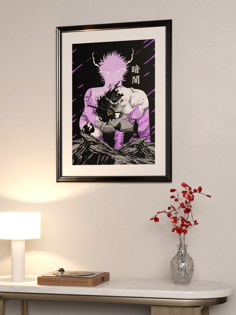 Captain Darkness Anime Poster Çerçevesiz Yüksek Kalite Anime Duvar Poster