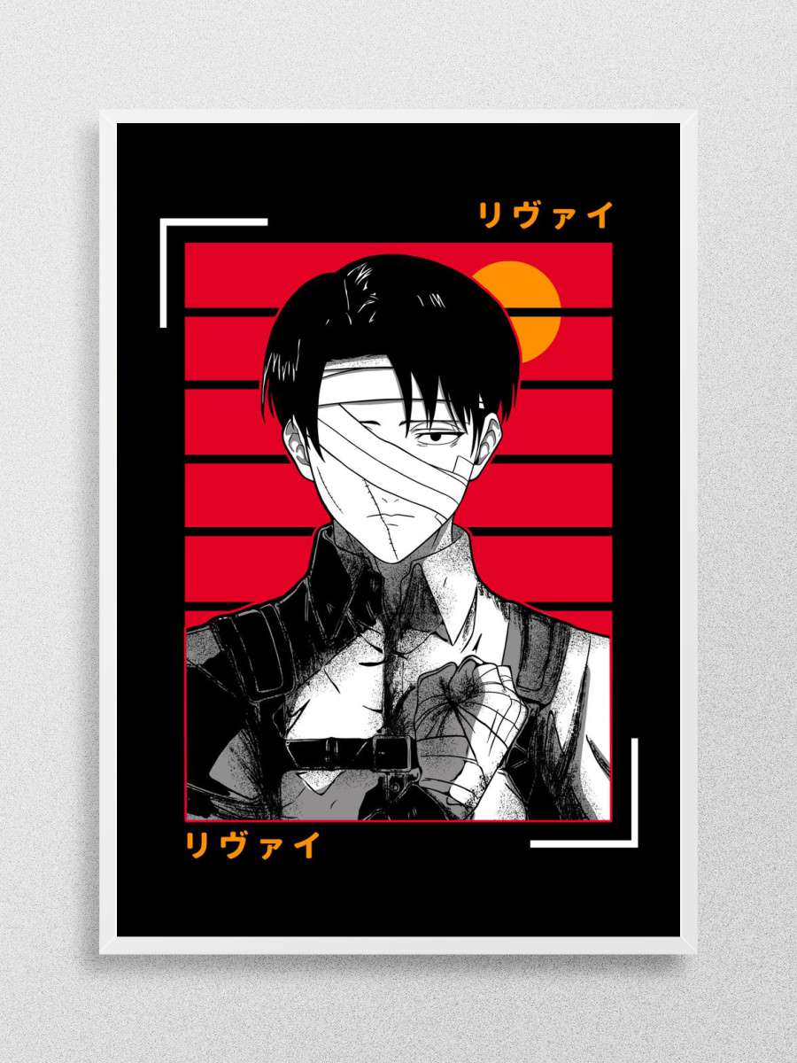 Captain Levi 16 Anime Poster Çerçevesiz Yüksek Kalite Anime Duvar Poster