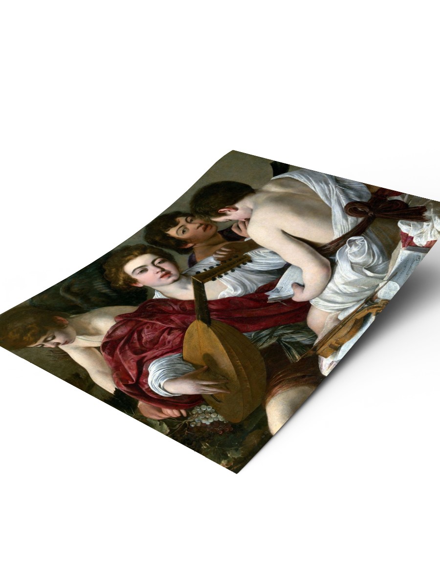 Caravaggio The Musicians Tablo Sanatsal Ünlü Ressam Poster Çerçevesiz Yüksek Kalite Poster