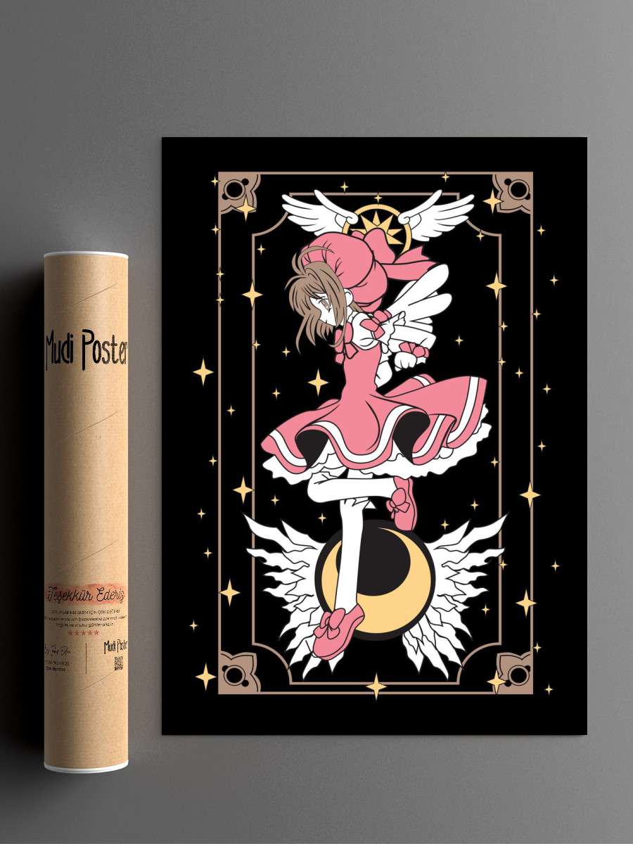 Cardcaptor Sakura Anime Poster Çerçevesiz Yüksek Kalite Anime Duvar Poster