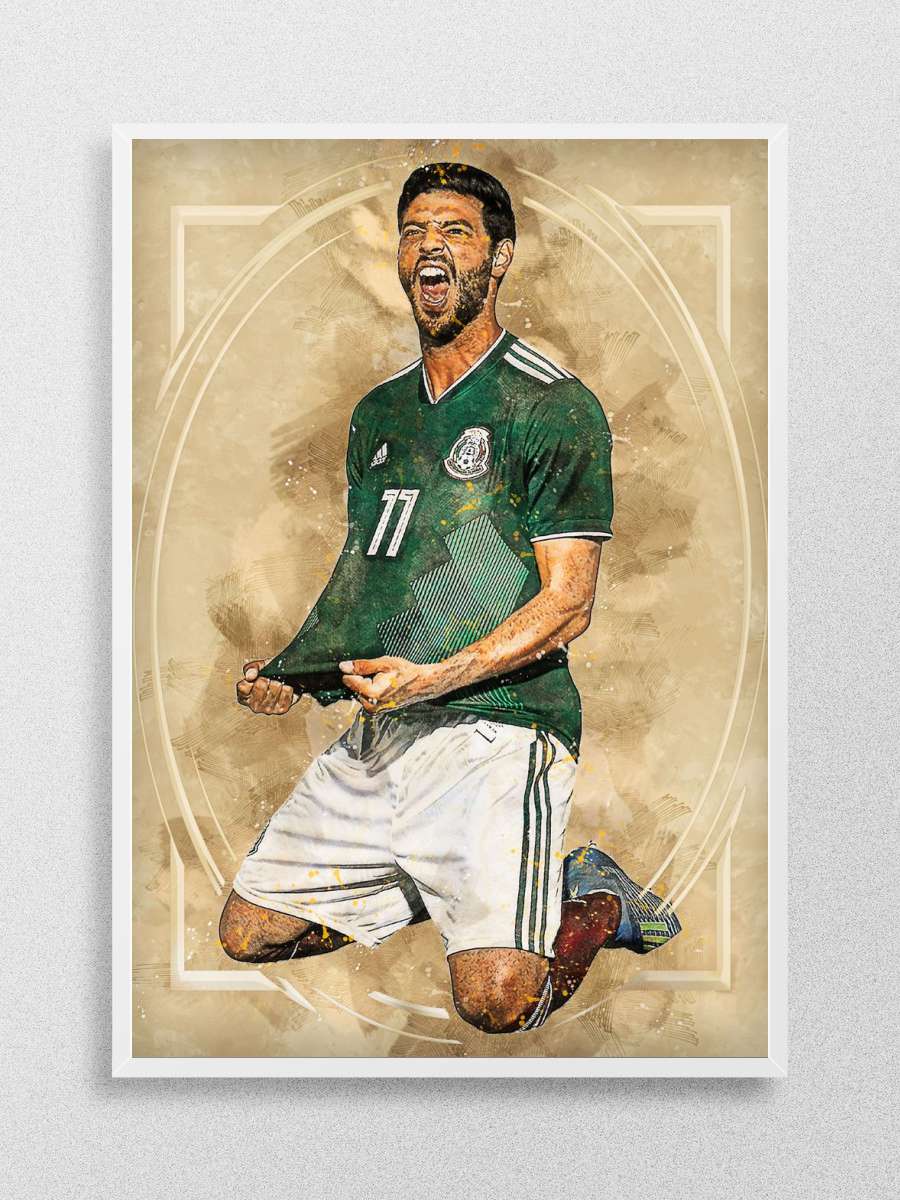 Carlos Vela Futbol Poster Çerçevesiz Yüksek Kalite Futbolcu Duvar Poster - En İyi Fiyatlarla