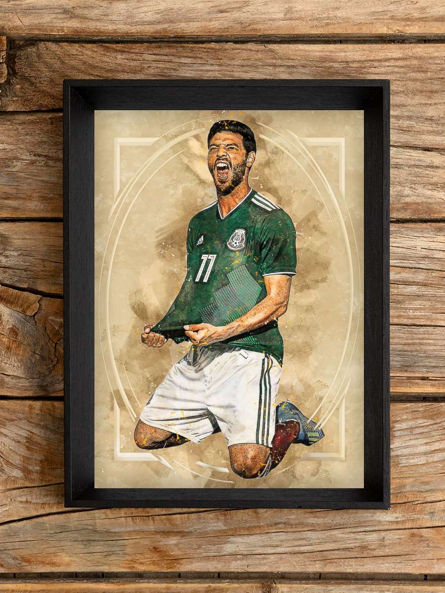 Carlos Vela Futbol Poster Çerçevesiz Yüksek Kalite Futbolcu Duvar Poster