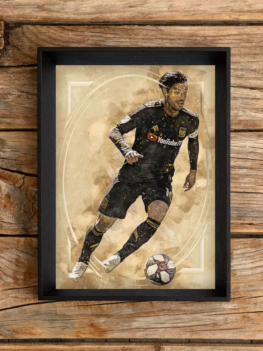 Carlos Vela Futbol Poster Çerçevesiz Yüksek Kalite Futbolcu Duvar Poster