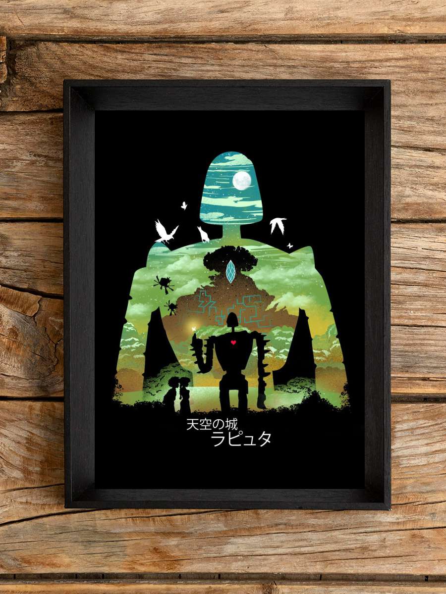 Castle Landscape Anime Poster Çerçevesiz Yüksek Kalite Anime Duvar Poster
