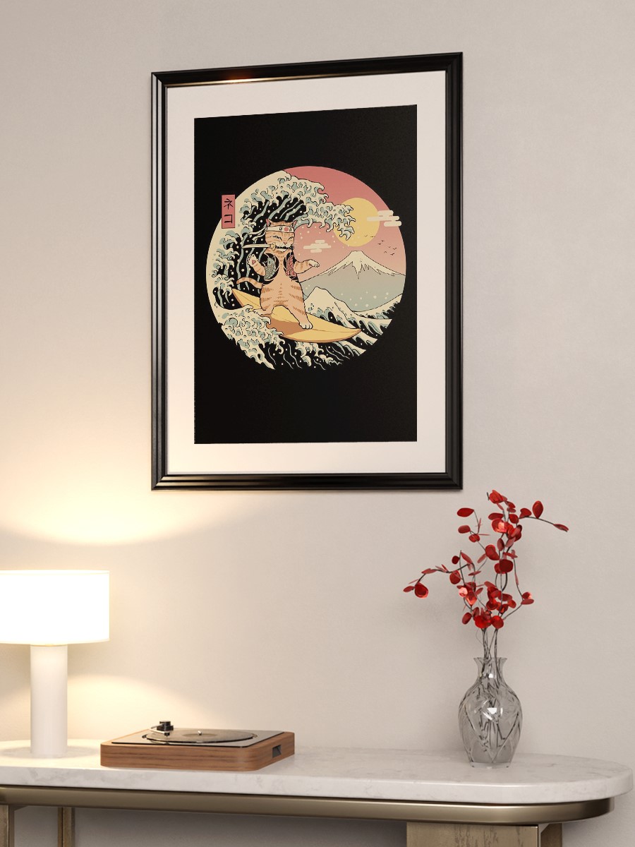 Catana Wave Anime Poster Çerçevesiz Yüksek Kalite Anime Duvar Poster