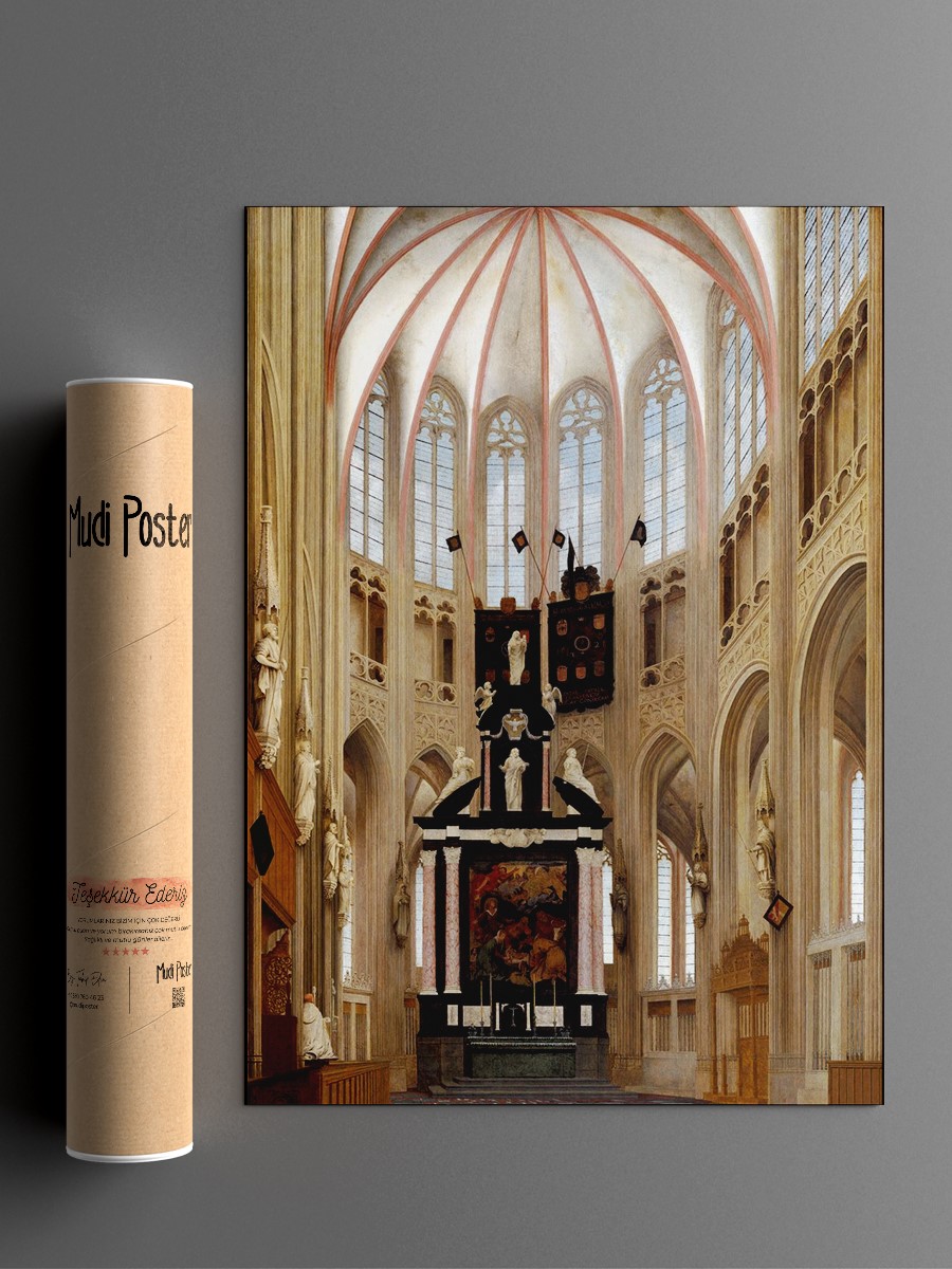 Cathedral of Saint John Tablo Sanatsal Ünlü Ressam Poster Çerçevesiz Yüksek Kalite Poster