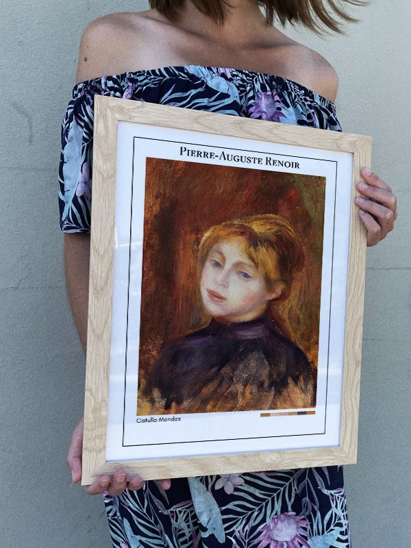 Pierre-Auguste Renoir Catulle Mendez Poster