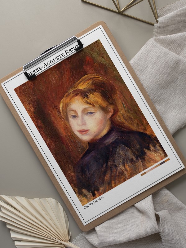 Pierre-Auguste Renoir Catulle Mendez Poster