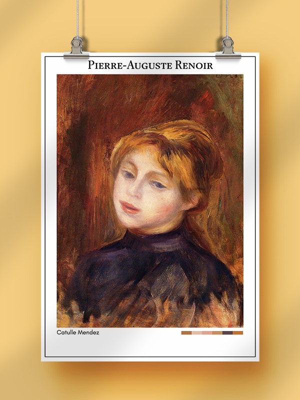 Pierre-Auguste Renoir Catulle Mendez Poster