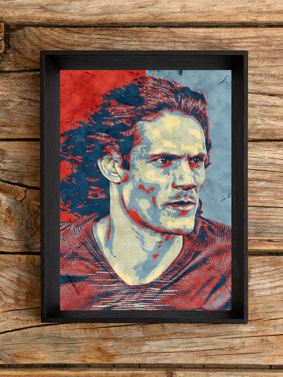 cavani Futbol Poster Çerçevesiz Yüksek Kalite Futbolcu Duvar Poster