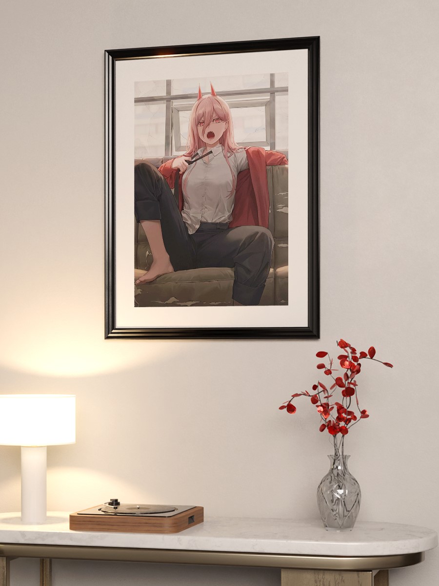 Chainsaw Man Poster, Çerçevesiz Tv Film Poster