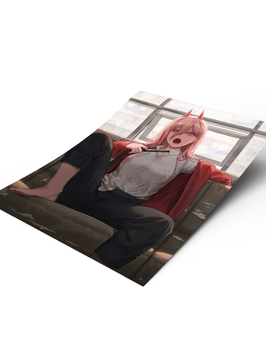 Chainsaw Man Poster, Çerçevesiz Tv Film Poster