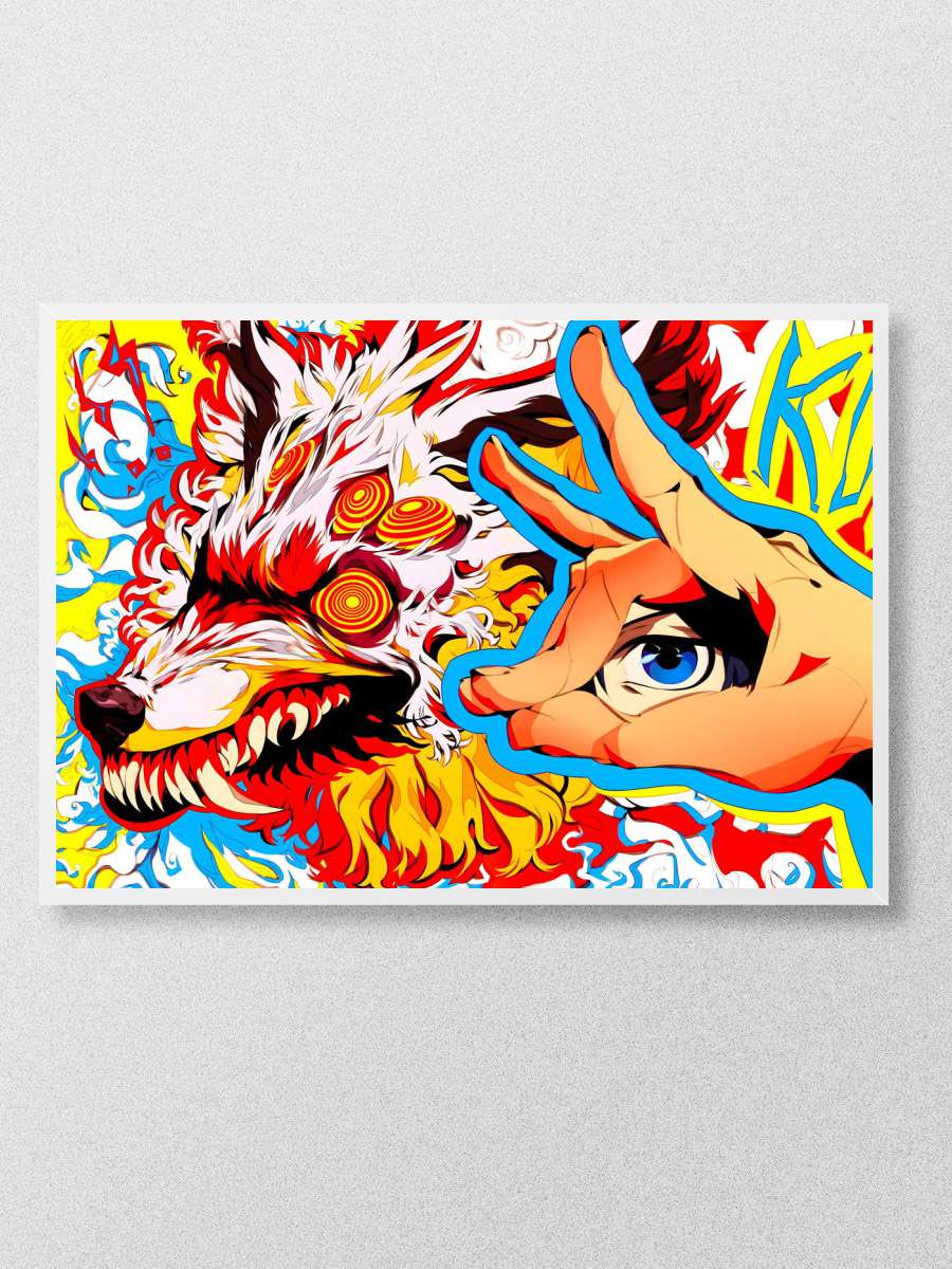 chainsaw man kon Anime Poster Çerçevesiz Yüksek Kalite Anime Duvar Poster