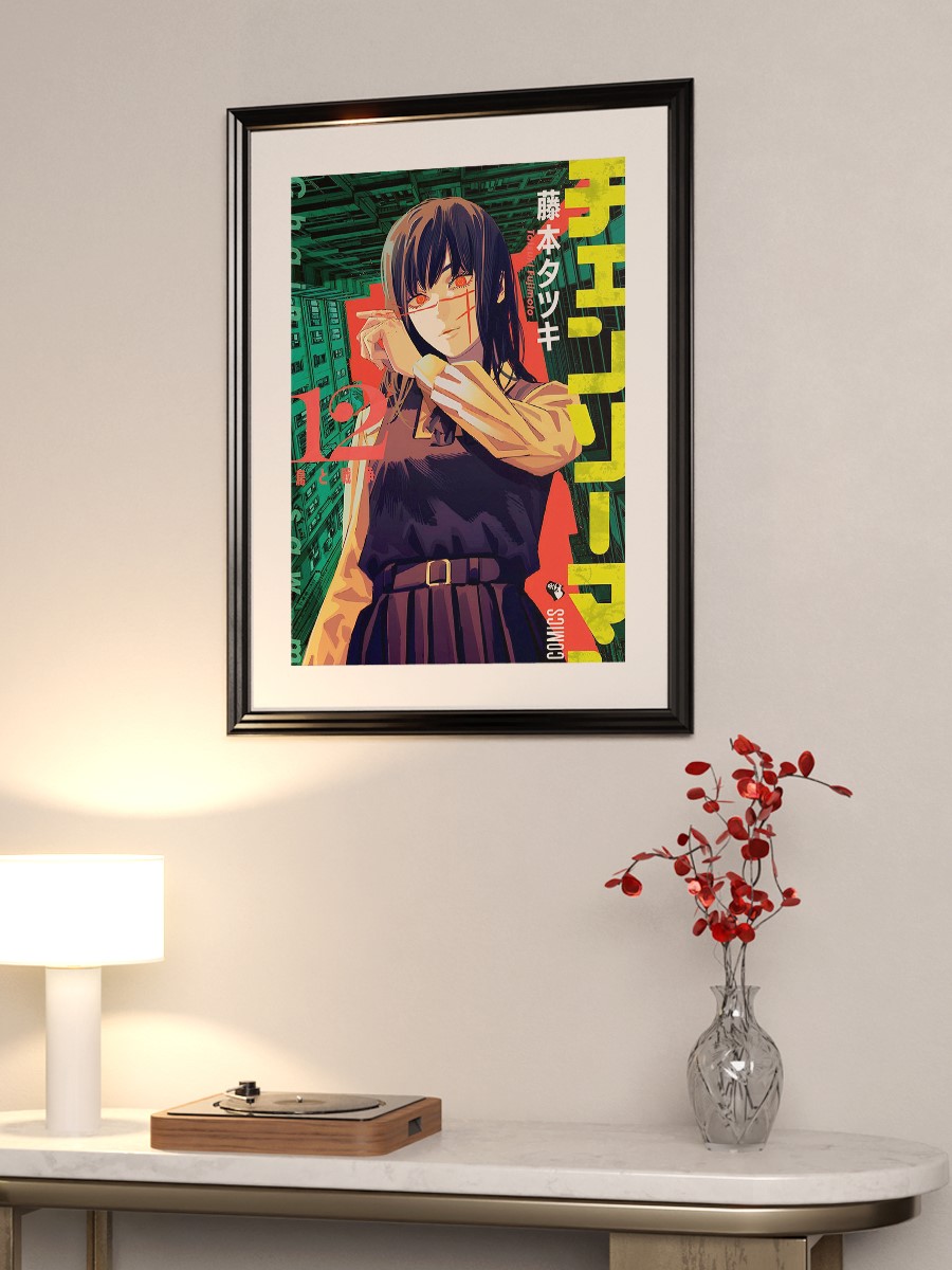 Chainsaw Man Anime Poster Çerçevesiz Yüksek Kalite Anime Duvar Poster