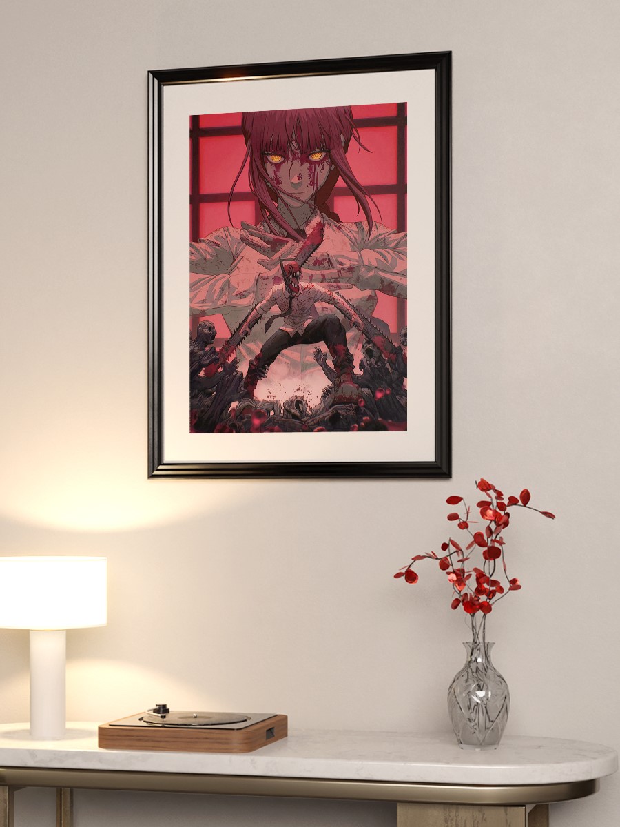 Chainsaw Man Anime Poster Çerçevesiz Yüksek Kalite Anime Duvar Poster