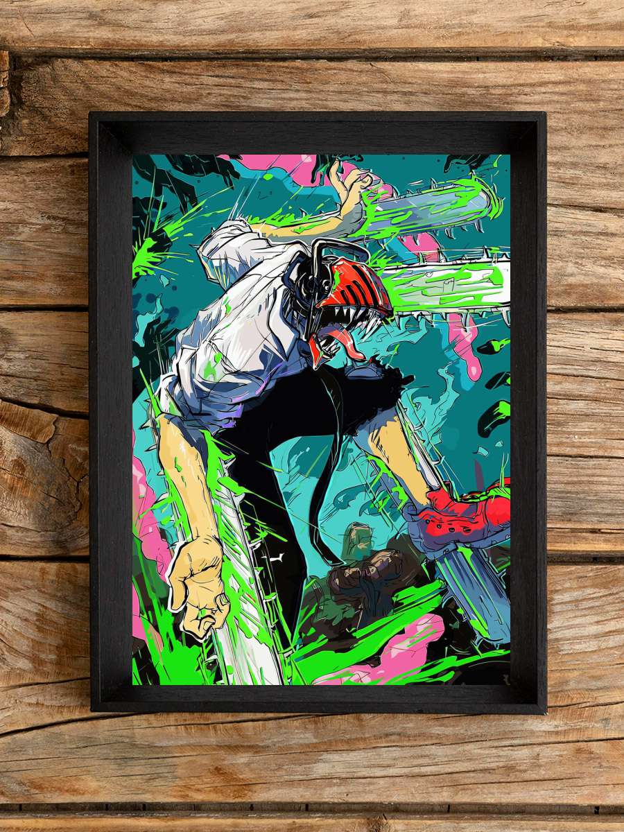 Chainsaw Man Anime Poster Çerçevesiz Yüksek Kalite Anime Duvar Poster