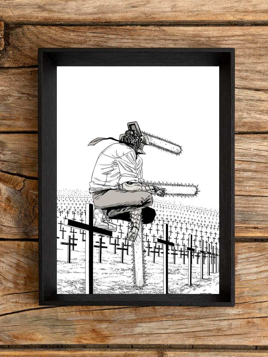 Chainsaw Man Anime Poster Çerçevesiz Yüksek Kalite Anime Duvar Poster