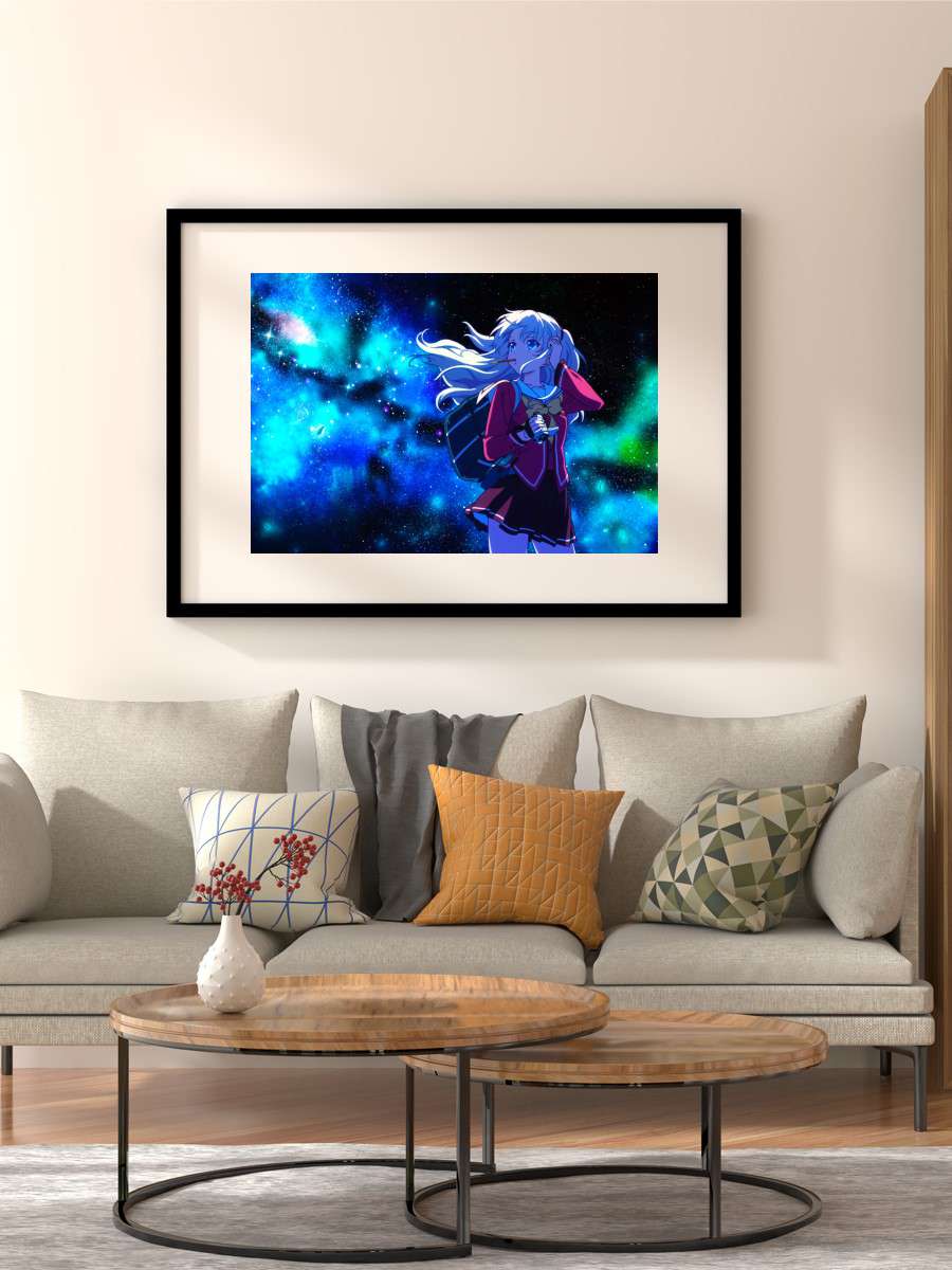 charlotte Anime Poster Çerçevesiz Yüksek Kalite Anime Duvar Poster