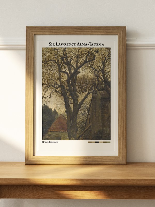 Sir Lawrence Alma-Tadema Cherry Blossoms Poster - En İyi Fiyatlarla