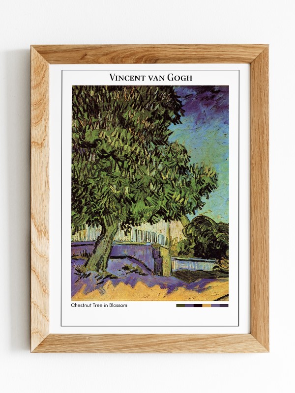 Vincent van Gogh Chestnut Tree in Blossom Poster