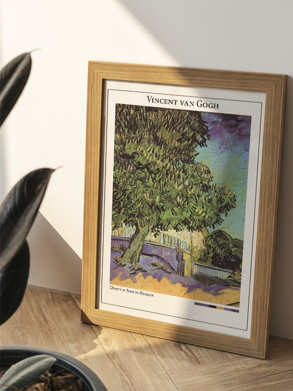 Vincent van Gogh Chestnut Tree in Blossom Poster