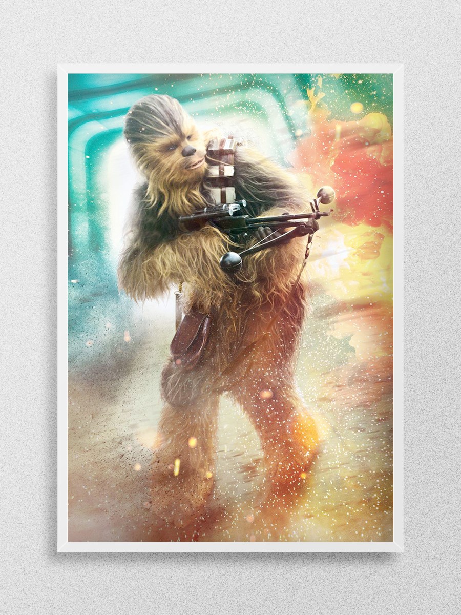 Chewbacca Poster, Çerçevesiz Tv Film Poster