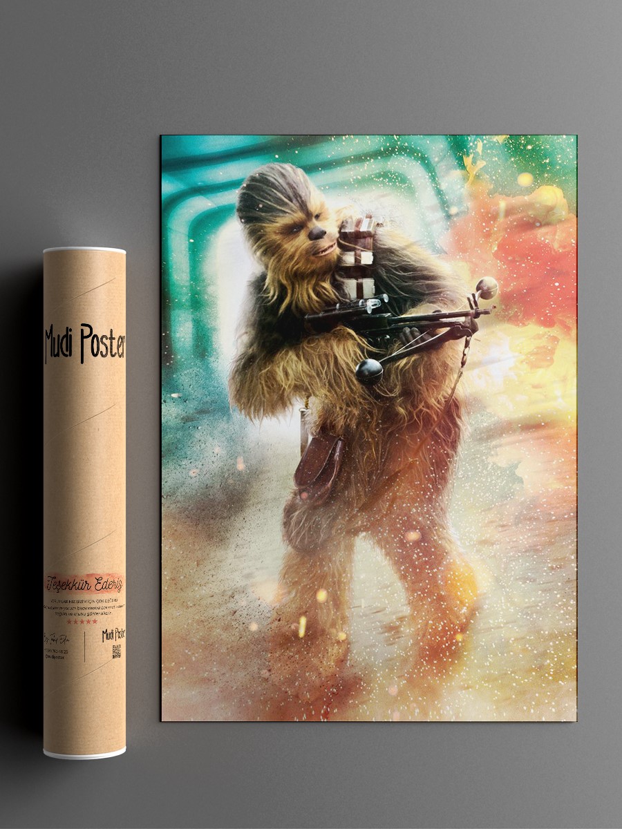 Chewbacca Poster, Çerçevesiz Tv Film Poster