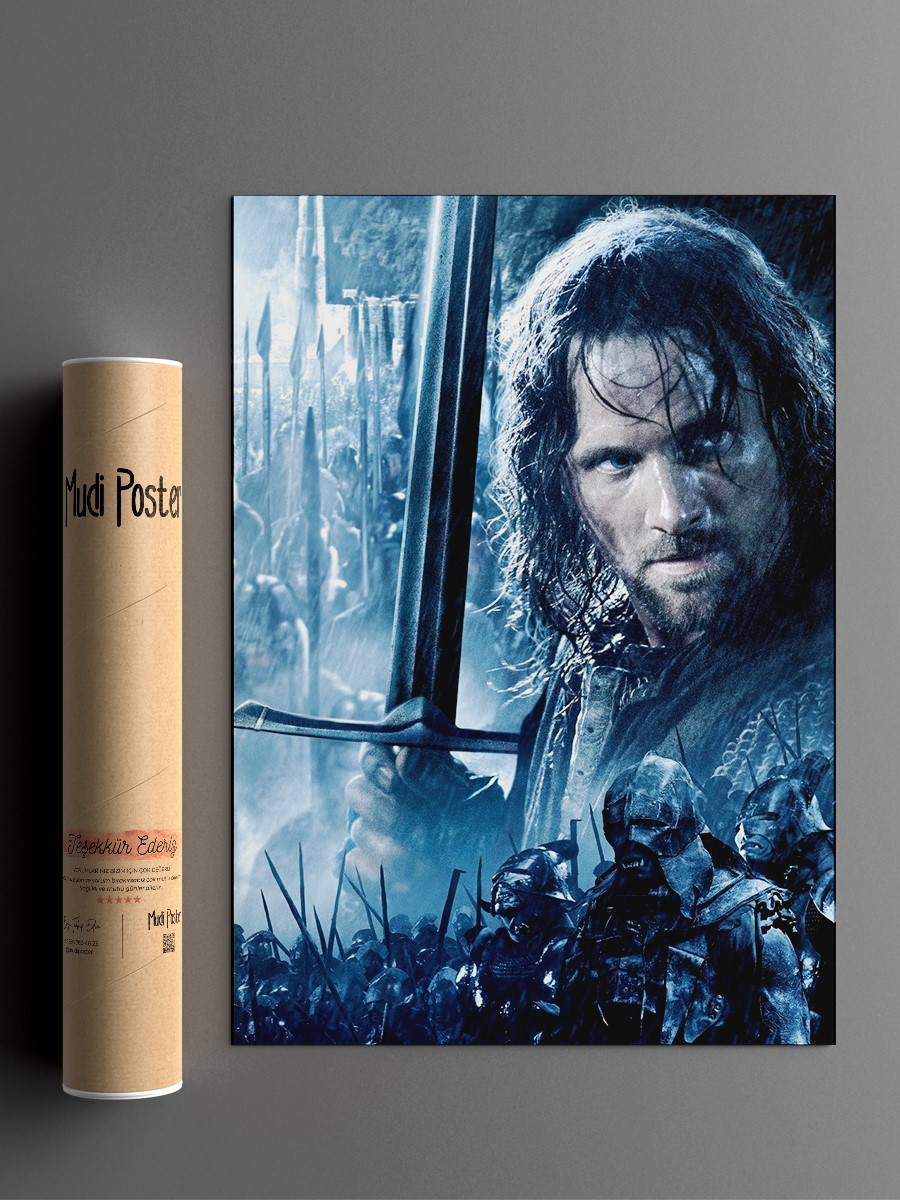 Chieftain of the Dúnedain Poster, Çerçevesiz Tv Film Poster