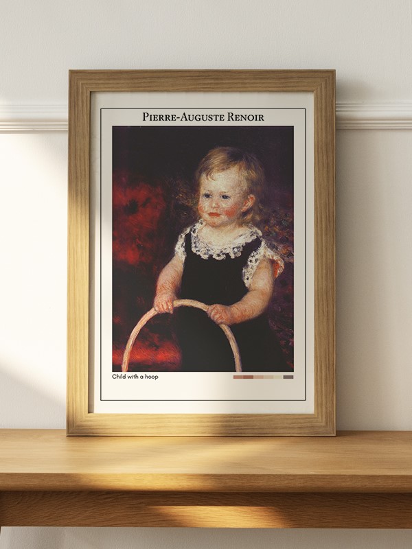 Pierre-Auguste Renoir Child with a hoop Poster - En İyi Fiyatlarla