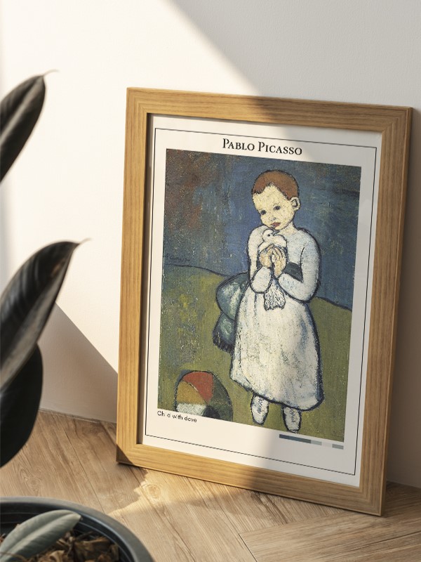 Pablo Picasso Child with dove Poster