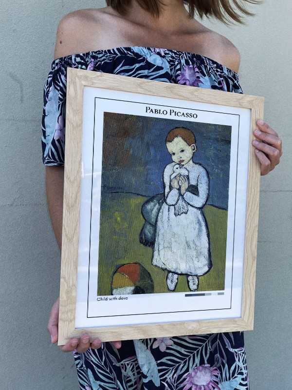 Pablo Picasso Child with dove Poster