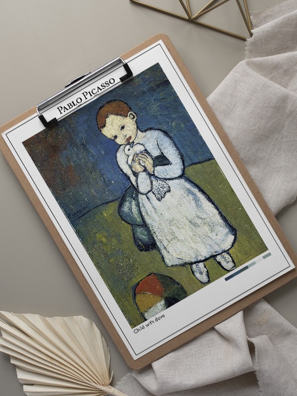 Pablo Picasso Child with dove Poster