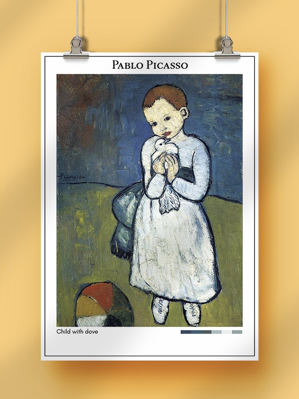 Pablo Picasso Child with dove Poster