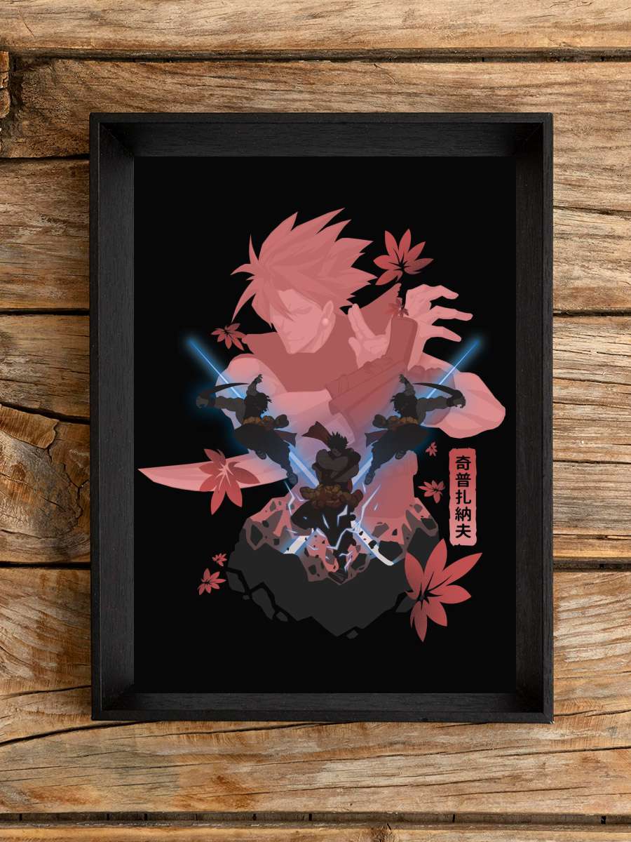 Chipp Guilty Gear Anime Poster Çerçevesiz Yüksek Kalite Anime Duvar Poster